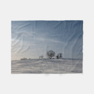Schneelandschaft Fleecedecke