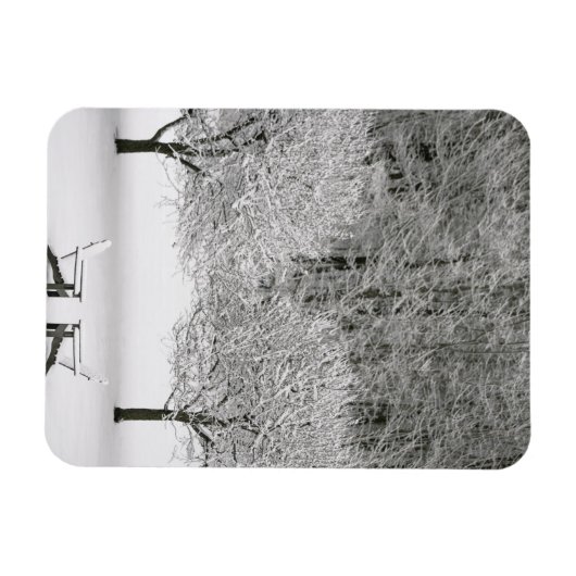 Schneelandschaft Magnet (Horizontal)
