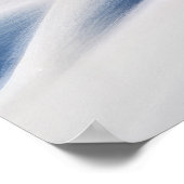 Schneelandschaft Meditation Ruhe Poster (Ecke)