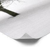 Schneelandschaft Poster (Ecke)