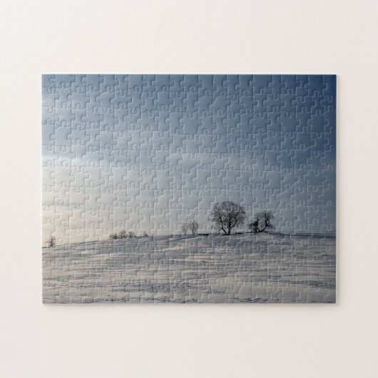 Schneelandschaft Puzzle (Horizontal)
