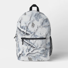 Schneelandschaften Tarnung Bedruckter Rucksack