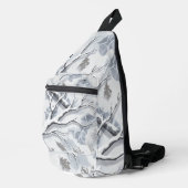 Schneelandschaften Tarnung Crossbody Bag (Rechte Ecke)