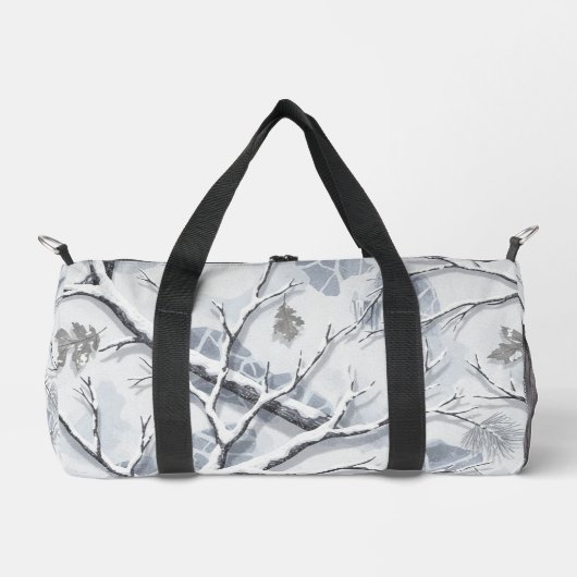 Schneelandschaften Tarnung Duffle Bag (Vorderseite)