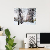 Schneelandschaftspopster Poster (Heimbüro)