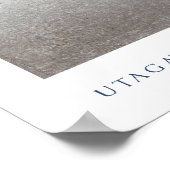 Schneelandschaftsposter 2 poster (Ecke)