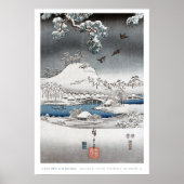 Schneelandschaftsposter 2 poster (Vorne)