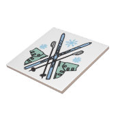 Schneelaufen Fliese (Seite)