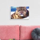 Schneeleopard 2 leinwanddruck (Insitu (Wohnzimmer))