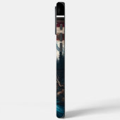 Schneeleopard am Bach Case-Mate iPhone Hülle (Rückseite / Links)