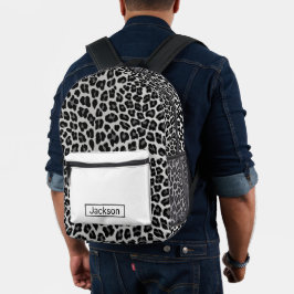 Schneeleopard Bedruckter Rucksack