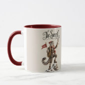 Schneeleopard-Bergsteiger Tasse (Links)