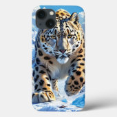 Schneeleopard Case-Mate iPhone Hülle (Rückseite)