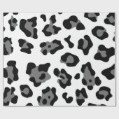 Schneeleopard Geschenkpapier (Flach)