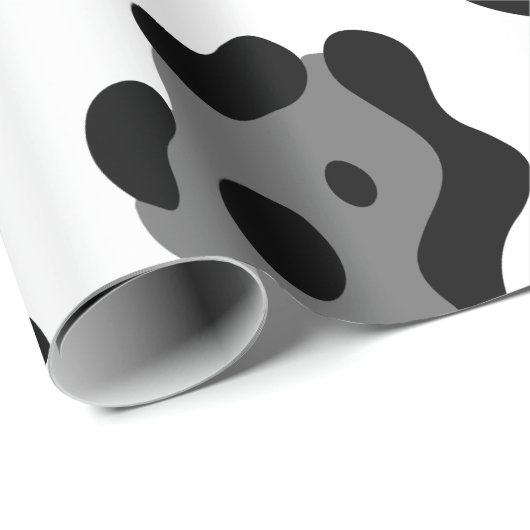 Schneeleopard Geschenkpapier (Rolleneckpunkt)