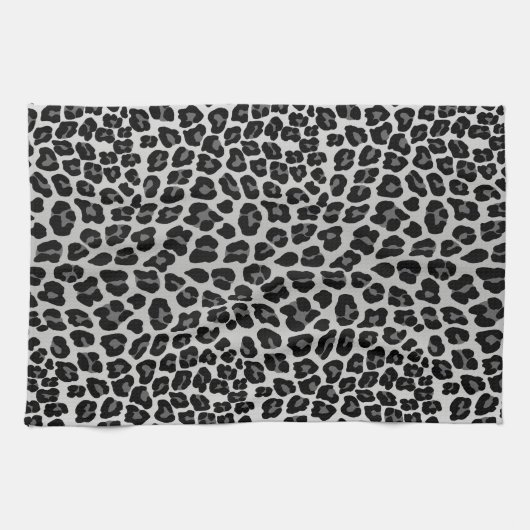 Schneeleopard Geschirrtuch (Horizontal)