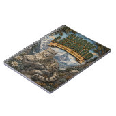 Schneeleopard Himalaya POPCUT Notizblock (Linke Seite)