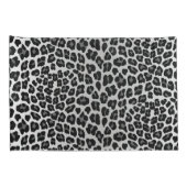 Schneeleopard Kissenbezug (Rückseite-Rechts)