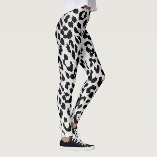 Schneeleopard Leggings (Rechts)