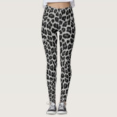 Schneeleopard Leggings (Vorderseite)