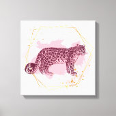 Schneeleopard Leinwanddruck (Vorderseite)