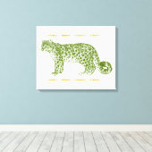 Schneeleopard Leinwanddruck (Insitu (Holzboden))