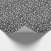 Schneeleopard-Musterpapier Geschenkpapier (Ecke)