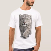 Schneeleopard nähert sich T-Shirt (Vorderseite)