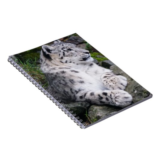 Schneeleopard Notizblock (Rechte Seite)