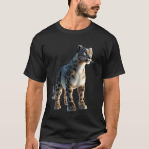 Schneeleopard Panther Große Katzen Panther Süßer S T-Shirt