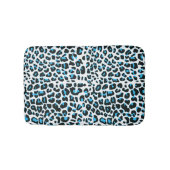 Schneeleopard Pelz Druckbadematte Badematte (Vorderseite)