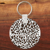 Schneeleopard Schlüsselanhänger (Vorderseite)