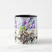 Schneeleopard-Set Tasse (Zentrum)