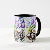 Schneeleopard-Set Tasse (VorderseiteRechts)