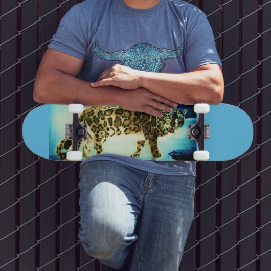 SCHNEELEOPARD-SKATE SKATEBOARD (Außenbereich 3)