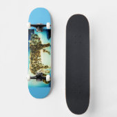 SCHNEELEOPARD-SKATE SKATEBOARD (Vorderseite)