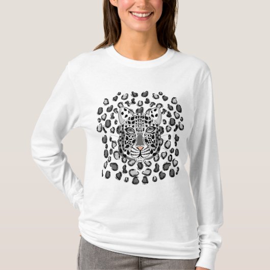 Schneeleopard T-Shirt (Vorderseite)