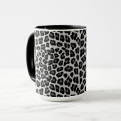 Schneeleopard Tasse (Vorderseite Links)
