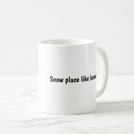 Schneeleopard - Tasse tierischer Kunst (VorderseiteRechts)