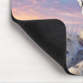 Schneeleopard Tierart Majestic Wild Mousepad (Ecke)