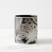 Schneeleopard (Uncia uncia) Zweifarbige Tasse (Mittel)