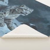 Schneeleopard und Vollmond Sherpadecke (3/4)