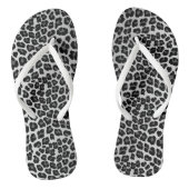 Schneeleoparddruck Badesandalen (Fußbett)