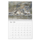 Schneeleoparden als Kalender (Mär 2026)