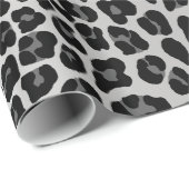 Schneeleoparden Geschenkpapier (Rolleneckpunkt)