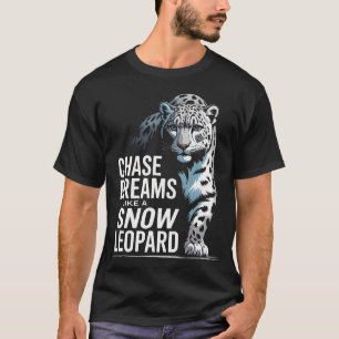 Schneeleopardenliebhaber Wildtier Tier Wild T-Shirt