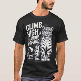 Schneeleopardenliebhaber Wildtier Tier Wild T-Shirt