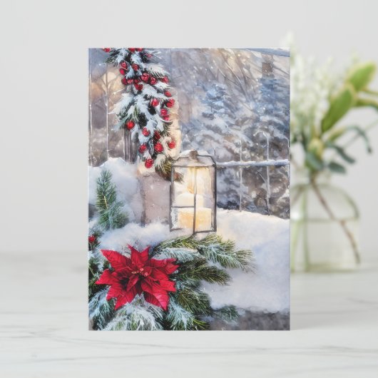 Schneeleucht Budget Mini Weihnachten (Stehend Vorderseite)