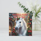 Schneelicht: Das verzauberte Weihnachtslied Einladung (Stehend Vorderseite)