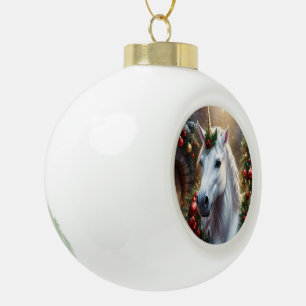Schneelicht: Das verzauberte Weihnachtslied Keramik Kugel-Ornament
